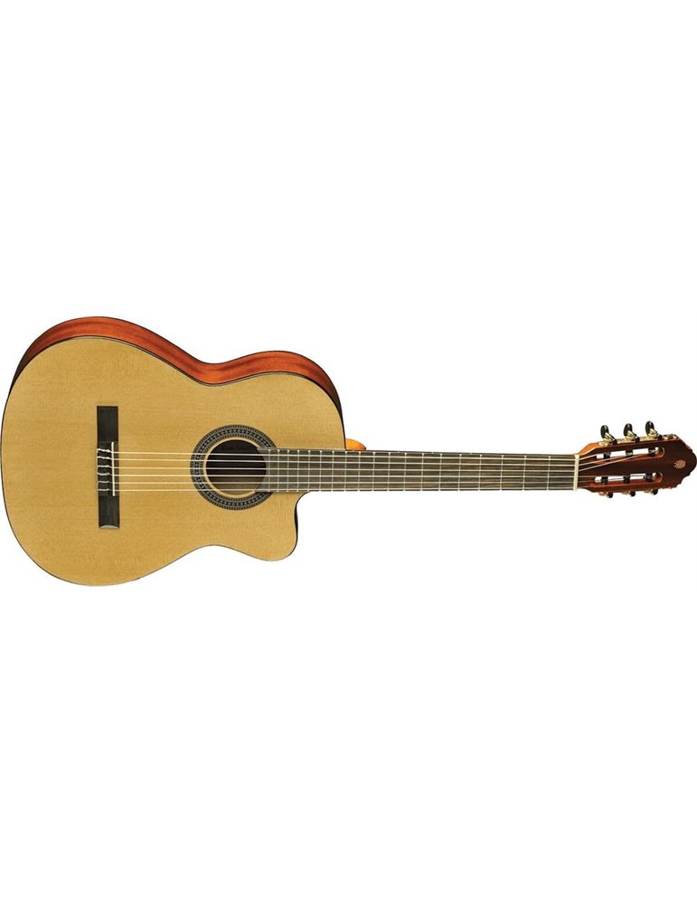 GUITARRA CLÁSICA 4/4 VIBRA 150 E/A CUTAWAY - NATURAL