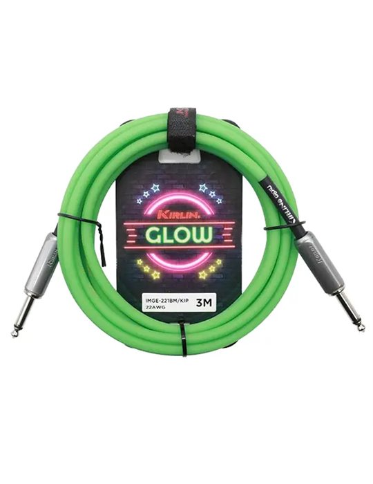Cable Instrumento Glow Series Imge-221-6M Jack - Jack 22 Awg061 - Kiwi pop
