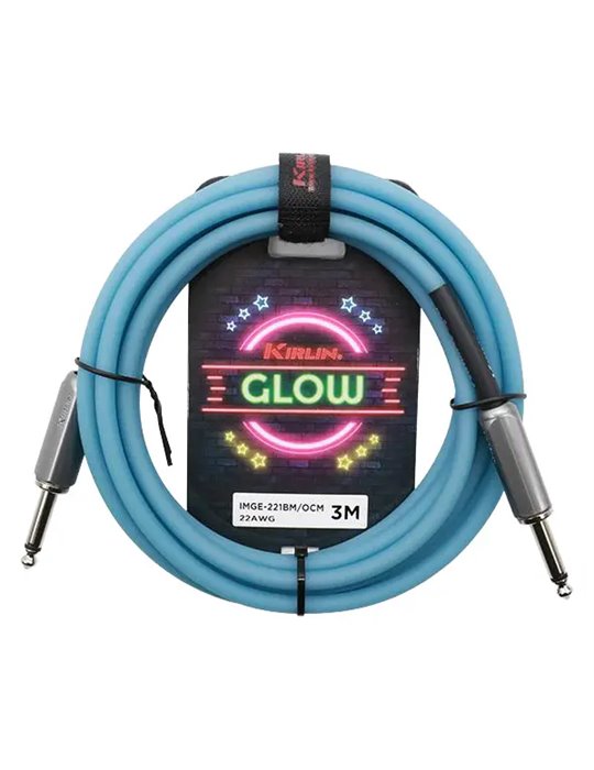 Cable Instrumento Glow Series Imge-221-6M Jack - Jack 22 Awg062 - Ocean mist