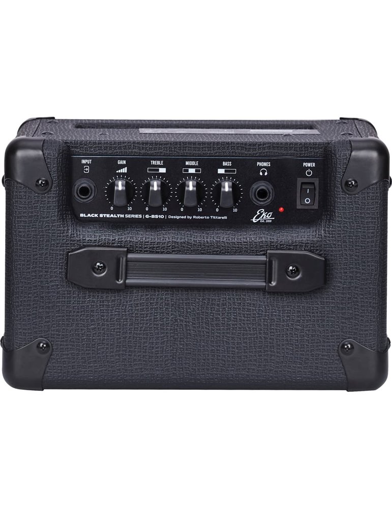 AMPLIFICADOR GUITARRA EKO COMBO BS10 BLACK STEALTH 1 x 5" - 10W 