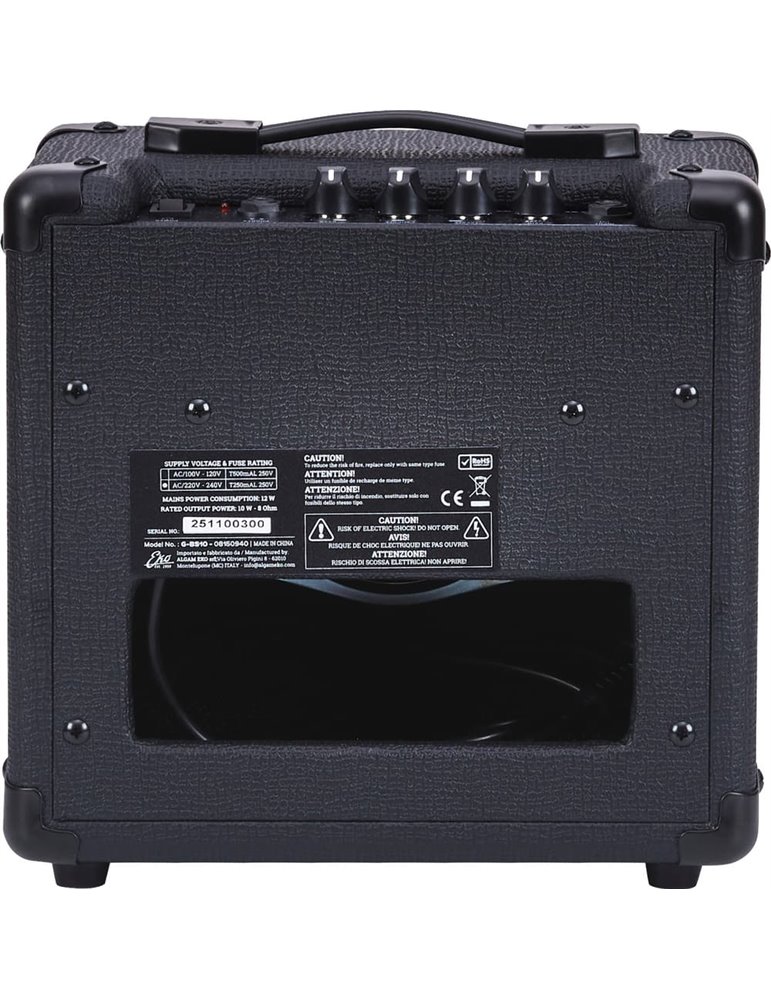 AMPLIFICADOR GUITARRA EKO COMBO BS10 BLACK STEALTH 1 x 5" - 10W 