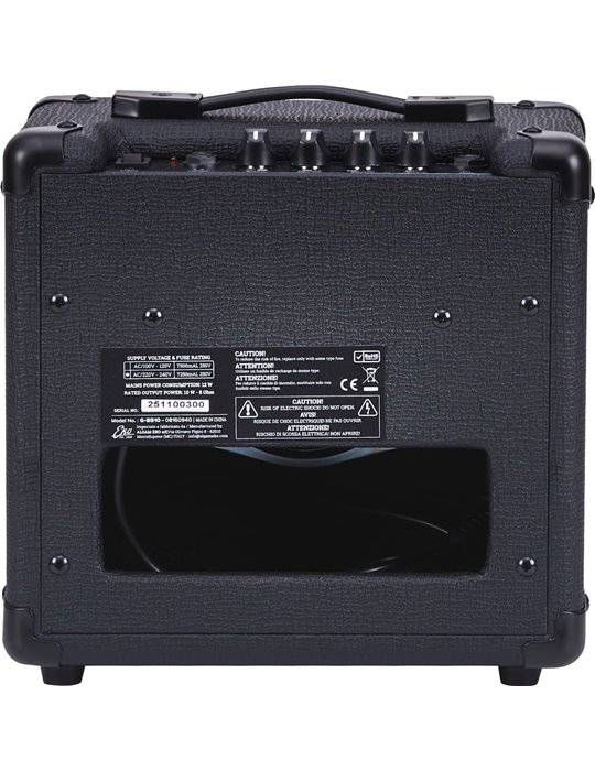 AMPLIFICADOR GUITARRA EKO COMBO BS10 BLACK STEALTH 1 x 5" - 10W 