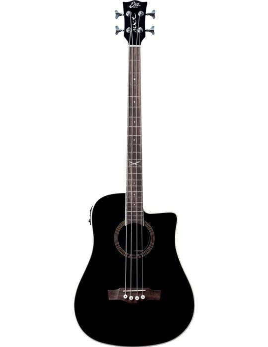 BAJO ACÚSTICO DREADNOUGHT CUTAWAY ELECTRO NEGRO