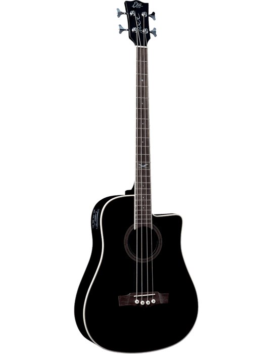 BAJO ACÚSTICO DREADNOUGHT CUTAWAY ELECTRO NEGRO