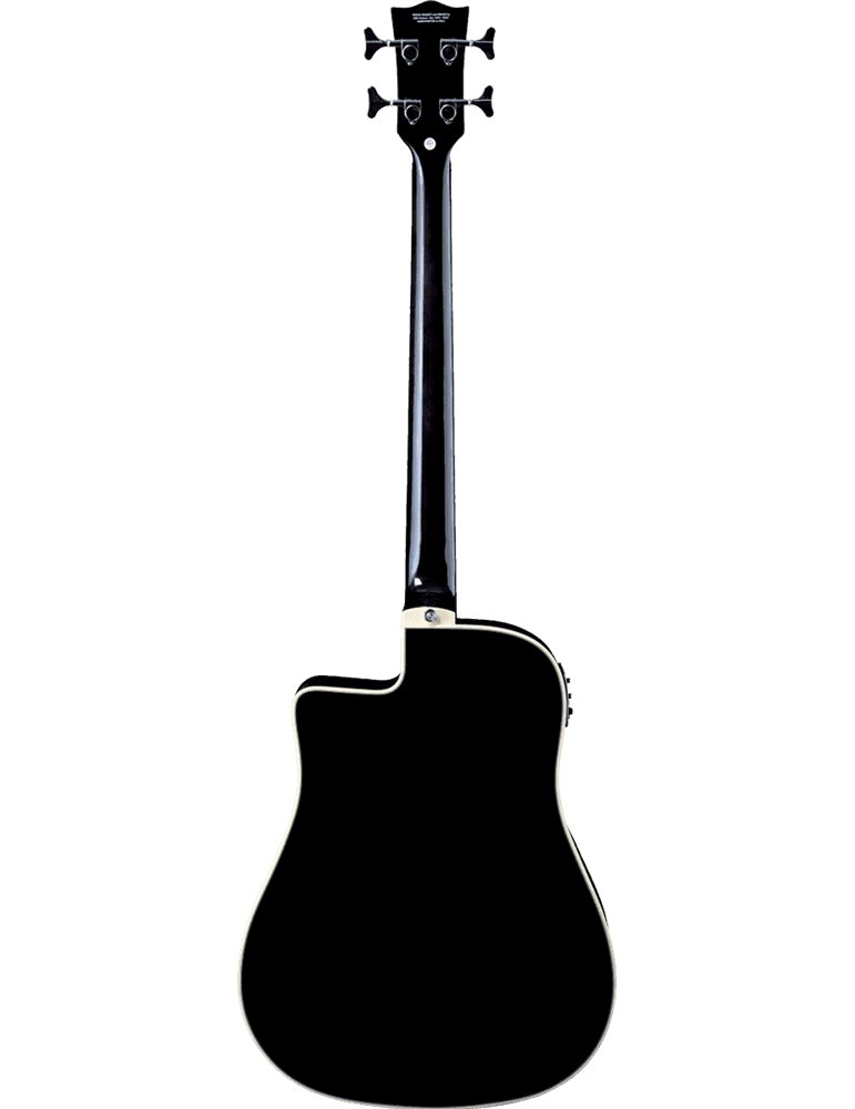 BAJO ACÚSTICO DREADNOUGHT CUTAWAY ELECTRO NEGRO