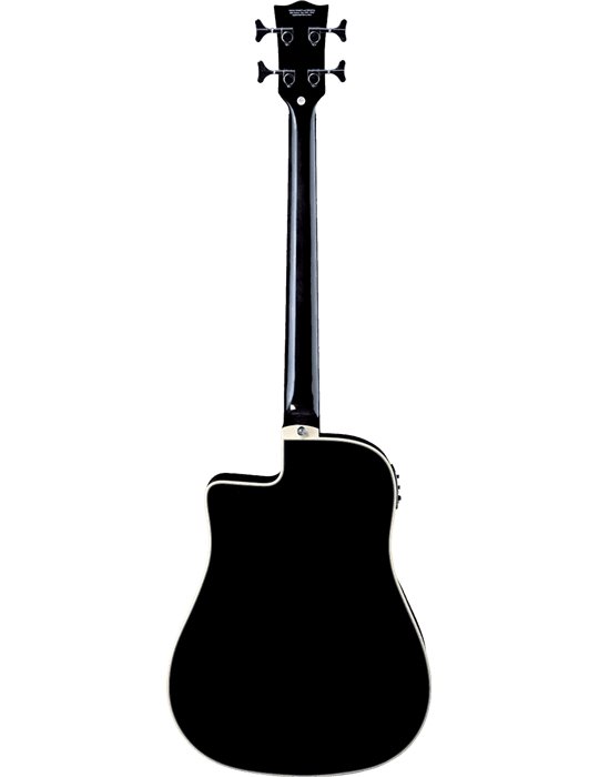 BAJO ACÚSTICO DREADNOUGHT CUTAWAY ELECTRO NEGRO