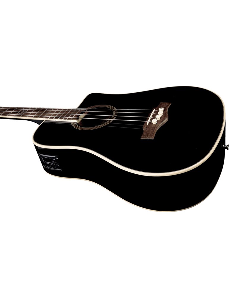 BAJO ACÚSTICO DREADNOUGHT CUTAWAY ELECTRO NEGRO