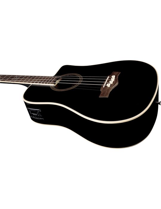 BAJO ACÚSTICO DREADNOUGHT CUTAWAY ELECTRO NEGRO