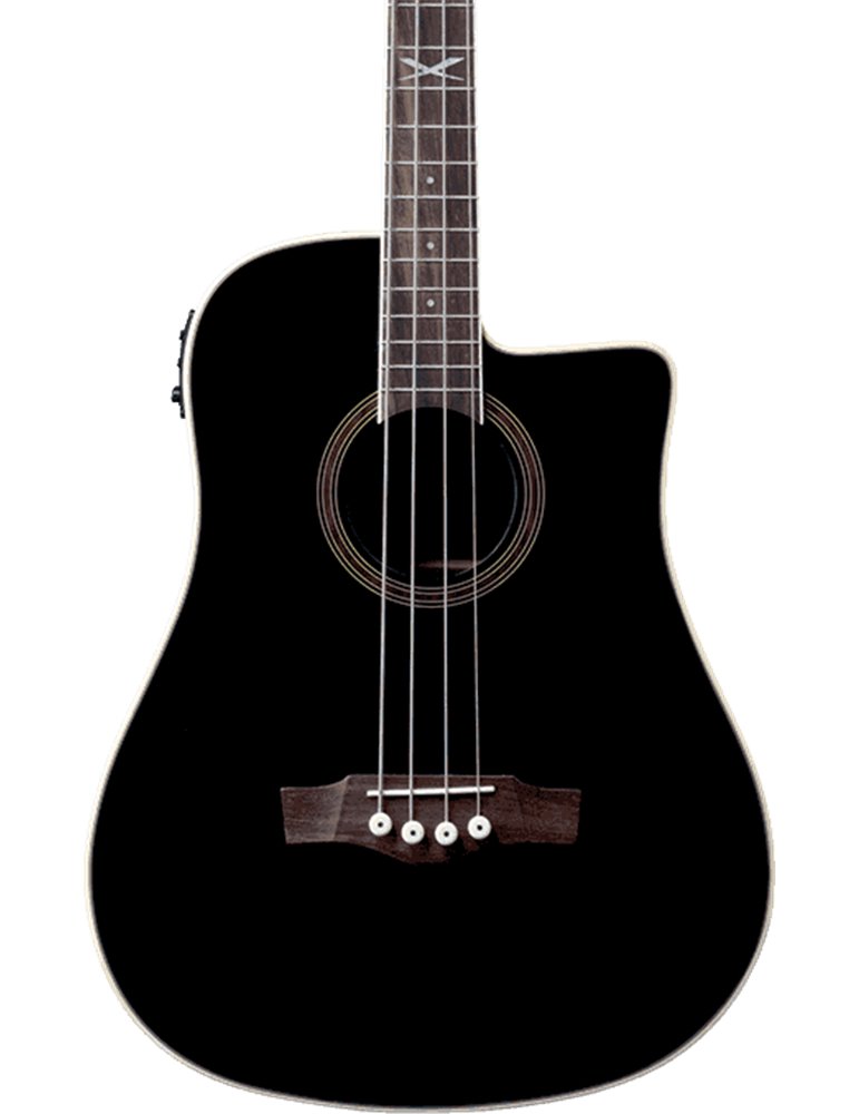 BAJO ACÚSTICO DREADNOUGHT CUTAWAY ELECTRO NEGRO