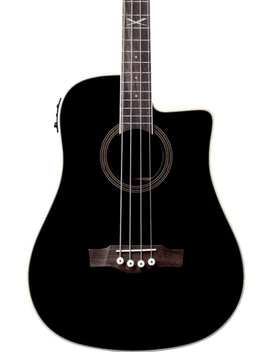 BAJO ACÚSTICO DREADNOUGHT CUTAWAY ELECTRO NEGRO