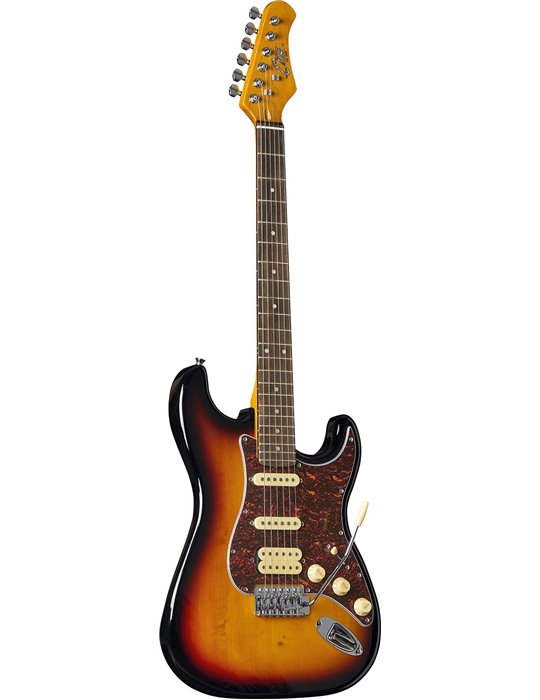 Guitarra eléctrica Eko Starter ST350 tipo Strat vintage HSS - Sunburst