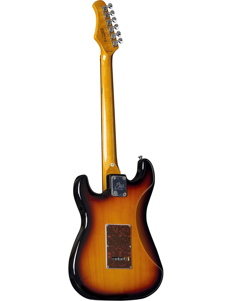 Guitarra eléctrica Eko Starter ST350 tipo Strat vintage HSS - Sunburst
