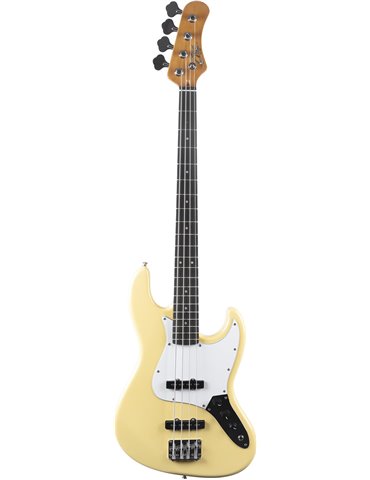 Bajo eléctrico Eko Starter JB300 tipo Jazz - Crema 2