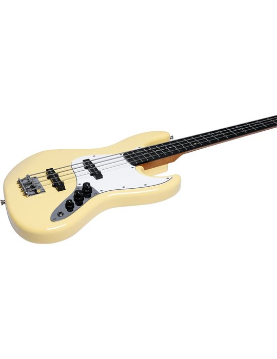 Bajo eléctrico Eko Starter JB300 tipo Jazz - Crema