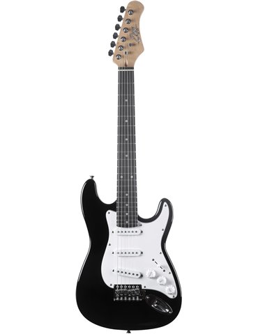 Guitarra eléctrica Eko Starter ST100 formato 3/4 tipo Strat - Negra 2