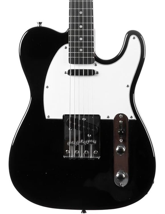 Guitarra eléctrica Eko Starter TL300 tipo Tele - Negra