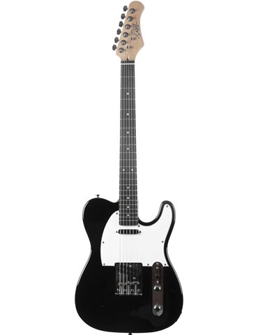 Guitarra eléctrica Eko Starter TL300 tipo Tele - Negra 2