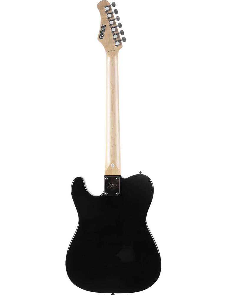 Guitarra eléctrica Eko Starter TL300 tipo Tele - Negra