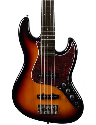 Bajo eléctrico Eko Starter JB300 de 5 cuerdas - Sunburst