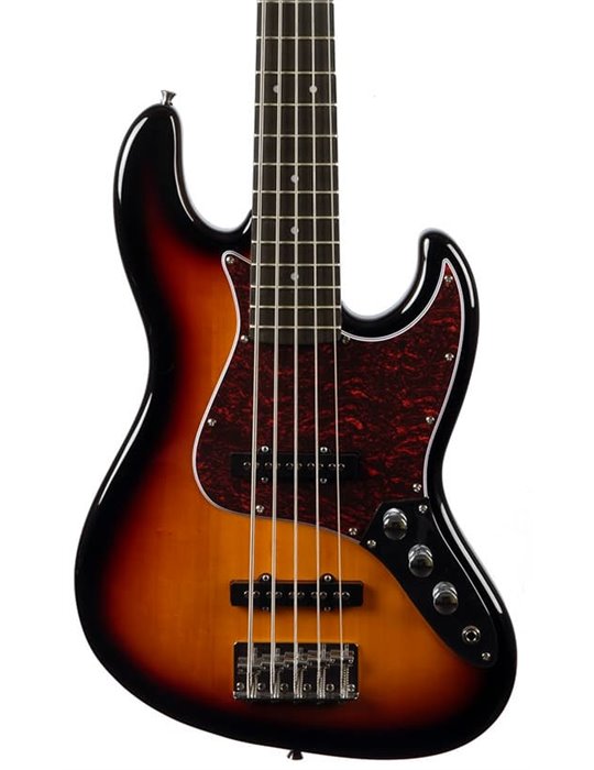 Bajo eléctrico Eko Starter JB300 de 5 cuerdas - Sunburst