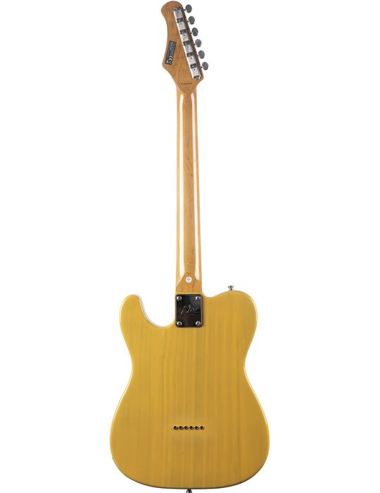 Guitarra eléctrica Eko Starter TL401 tipo Tele (diapasón de arce) - Butterscotch