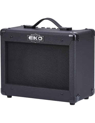 AMPLIFICADOR GUITARRA EKO COMBO BS15 BLACK STEALTH 1 x 8" - 15W 