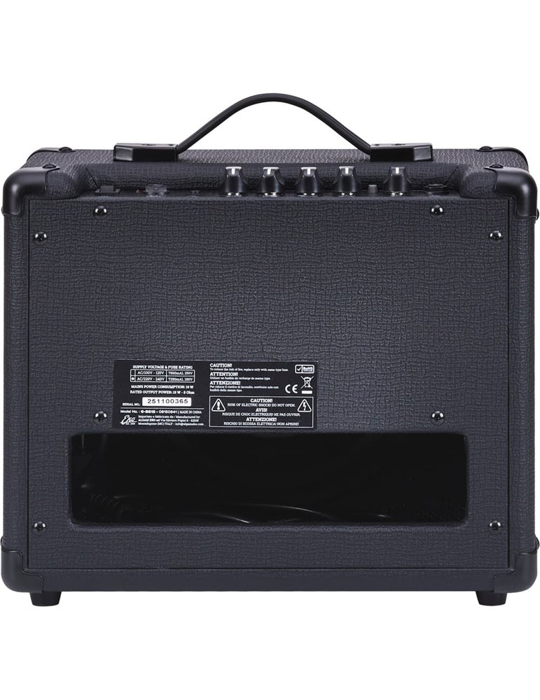 AMPLIFICADOR GUITARRA EKO COMBO BS15 BLACK STEALTH 1 x 8" - 15W 