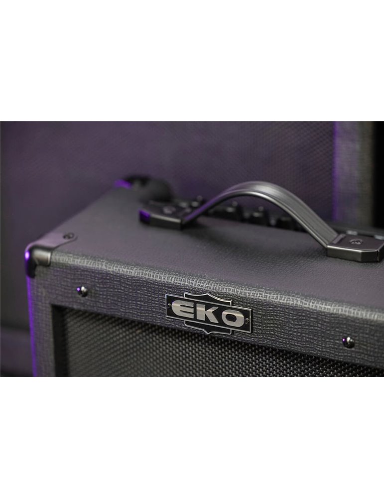 AMPLIFICADOR GUITARRA EKO COMBO BS15 BLACK STEALTH 1 x 8" - 15W 