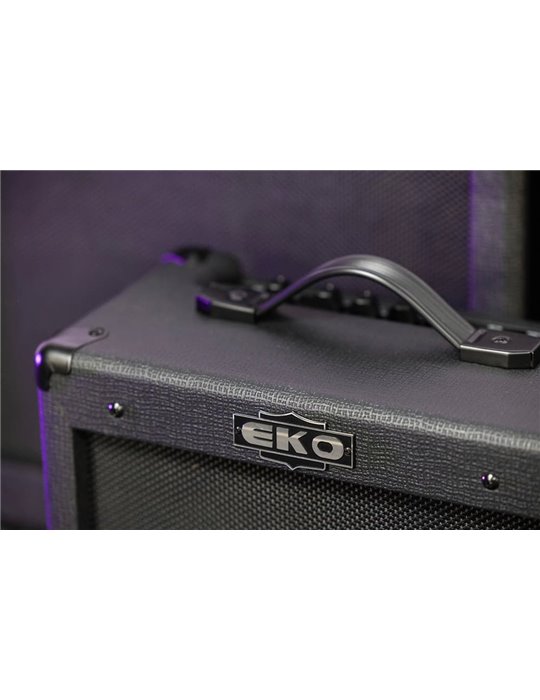 AMPLIFICADOR GUITARRA EKO COMBO BS15 BLACK STEALTH 1 x 8" - 15W 