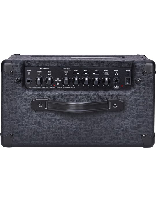 AMPLIFICADOR GUITARRA EKO COMBO BS25 BLACK STEALTH REVERB 1 x 10" - 25W 