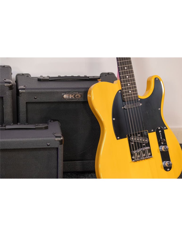 AMPLIFICADOR GUITARRA EKO COMBO BS25 BLACK STEALTH REVERB 1 x 10" - 25W 