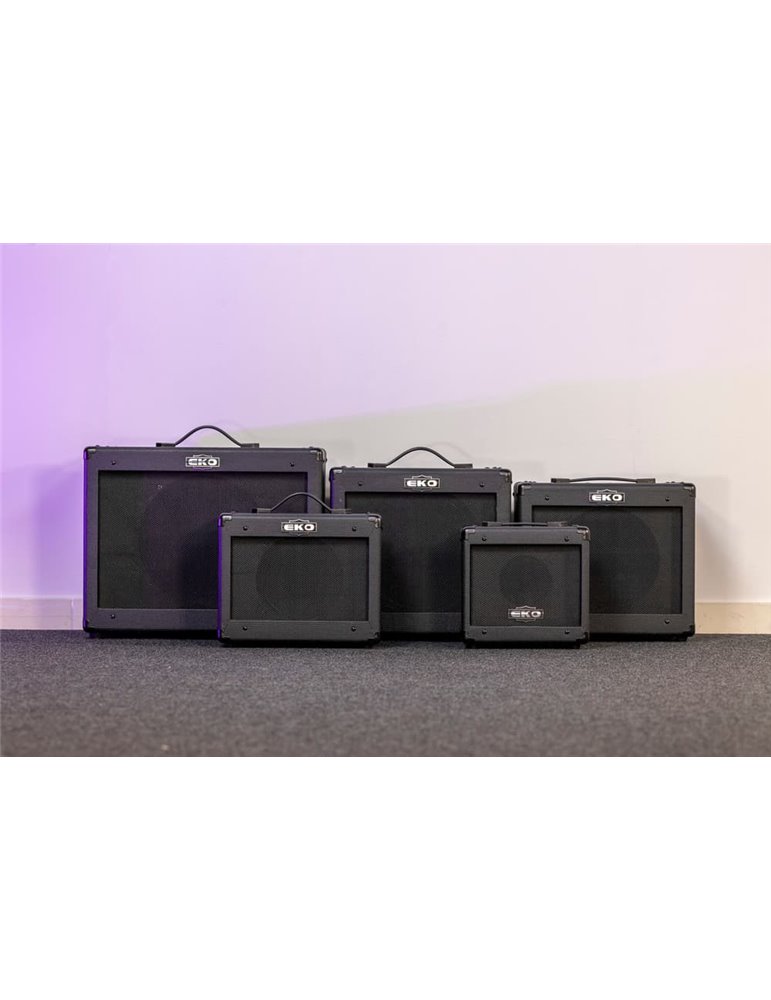 AMPLIFICADOR GUITARRA EKO COMBO BS25 BLACK STEALTH REVERB 1 x 10" - 25W 