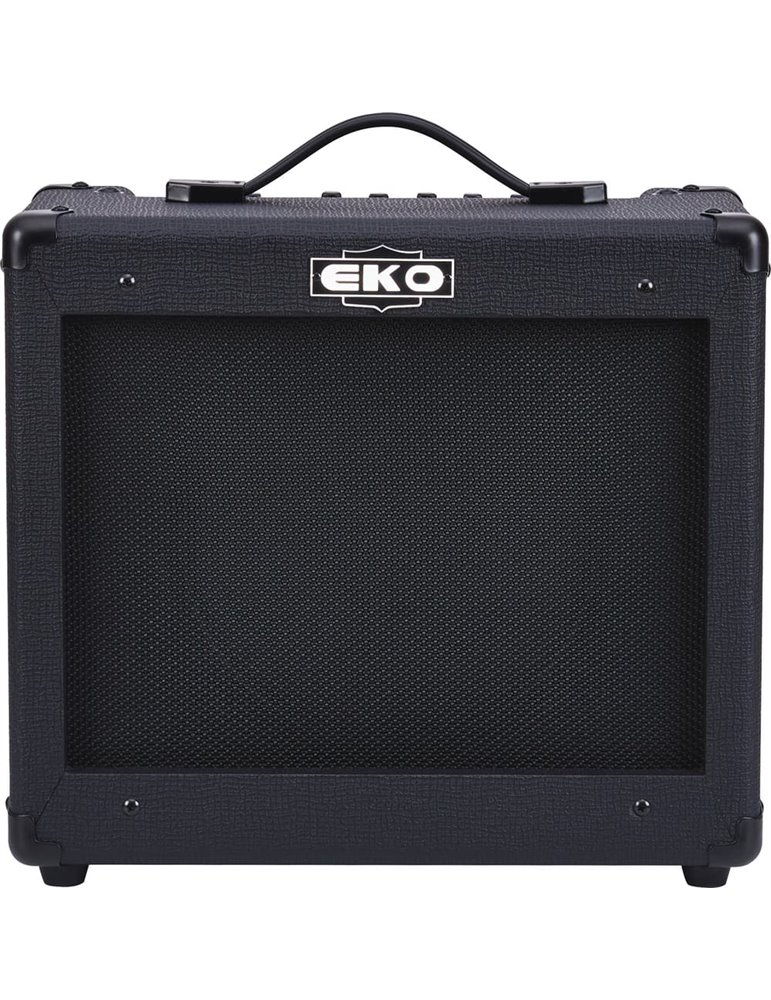 AMPLIFICADOR GUITARRA EKO COMBO BS25 BLACK STEALTH REVERB 1 x 10" - 25W 