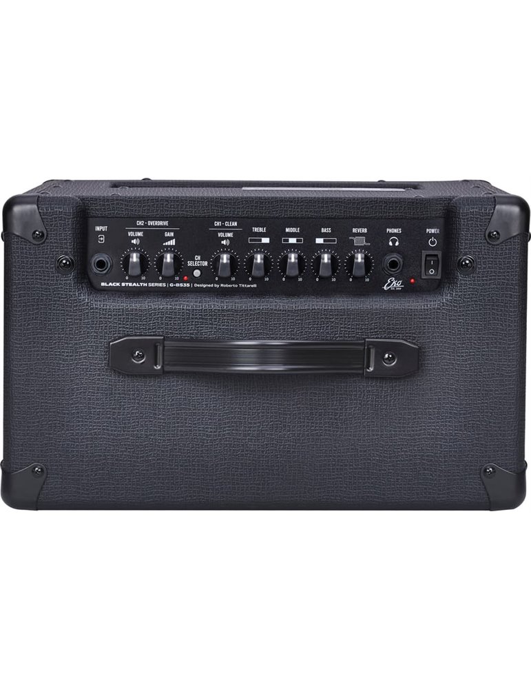 AMPLIFICADOR GUITARRA EKO COMBO BS35 BLACK STEALTH REVERB 1 x 12" - 35W 
