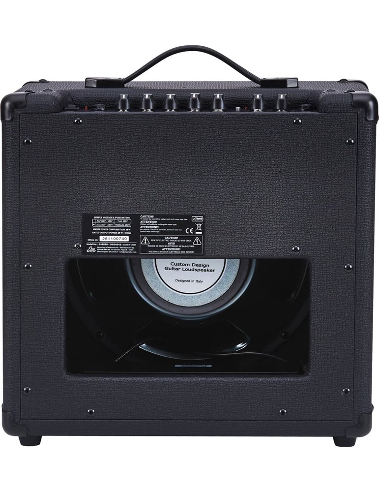AMPLIFICADOR GUITARRA EKO COMBO BS35 BLACK STEALTH REVERB 1 x 12" - 35W 