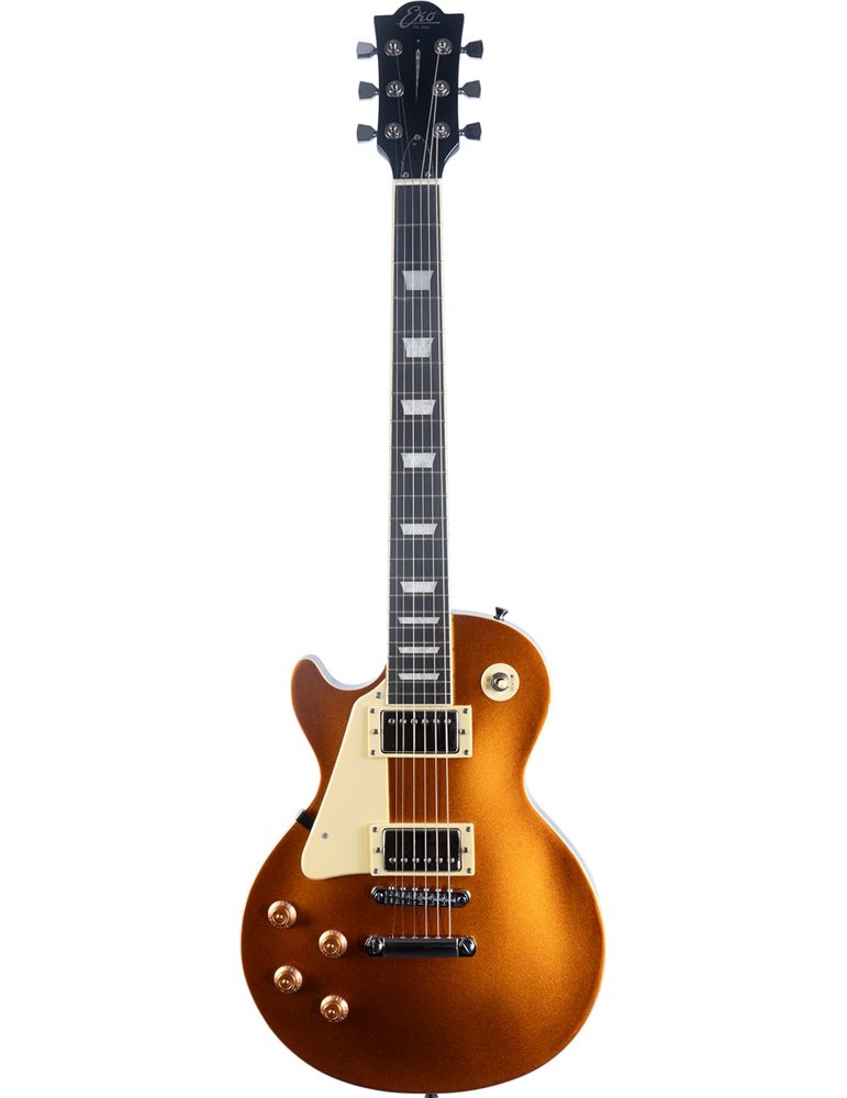 Guitarra eléctrica Eko Starter LS300 tipo LP - Dorada (zurdos)