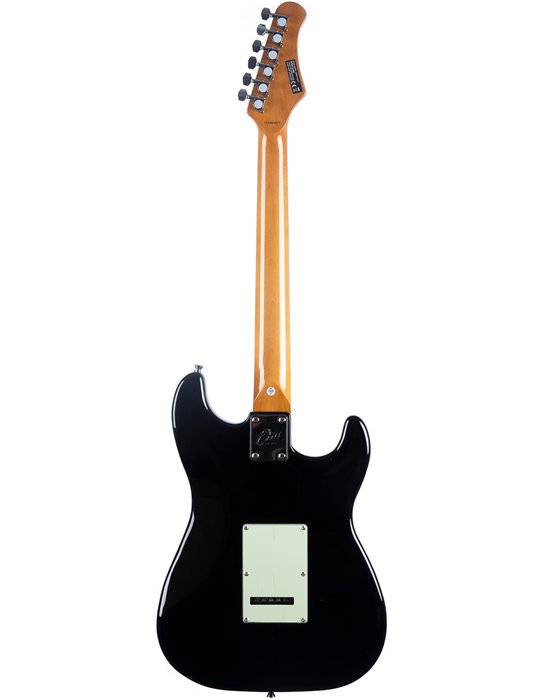 Guitarra eléctrica Eko Starter ST300 tipo Strat - Negra (zurdos)