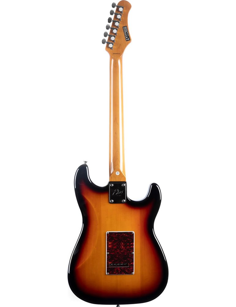Guitarra eléctrica Eko Starter ST300 tipo Strat - Sunburst (zurdos)