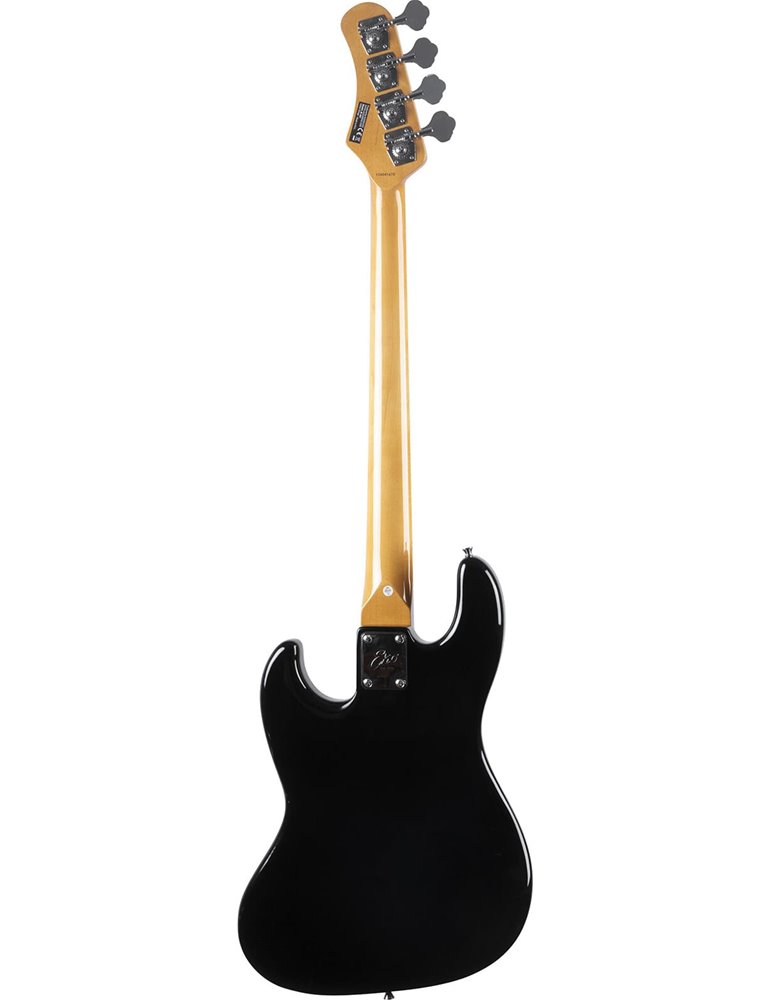 Bajo eléctrico Eko Starter JB401 (diapasón de arce) - Negro