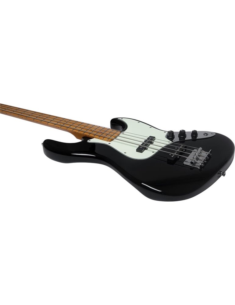 Bajo eléctrico Eko Starter JB401 (diapasón de arce) - Negro
