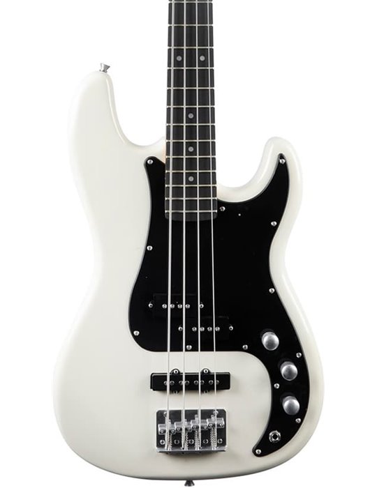 Bajo eléctrico Eko Starter PJ400 tipo Precision Blanco Vintage