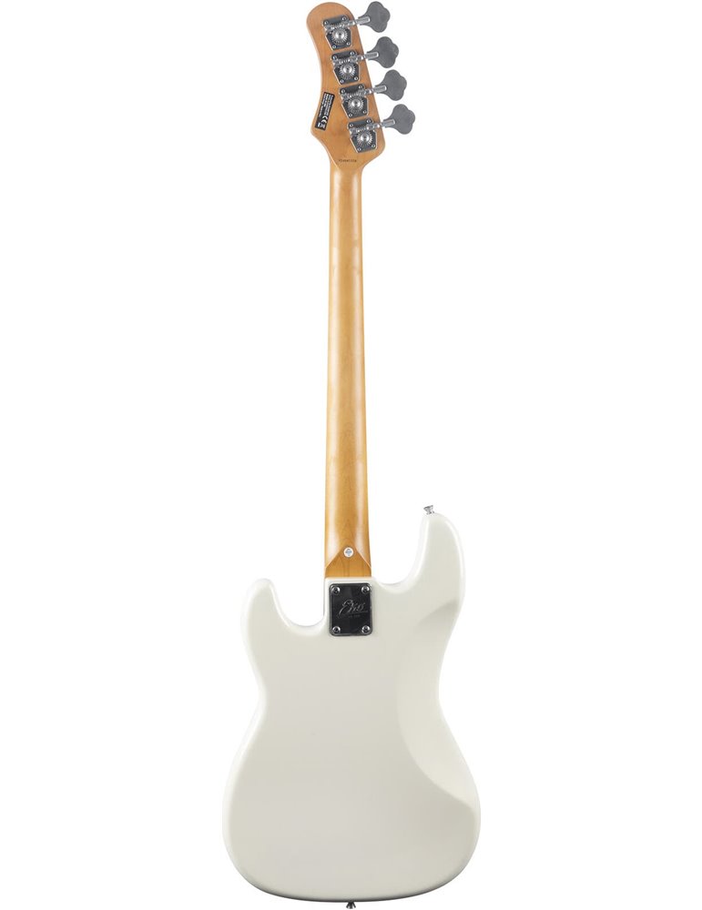Bajo eléctrico Eko Starter PJ400 tipo Precision Blanco Vintage
