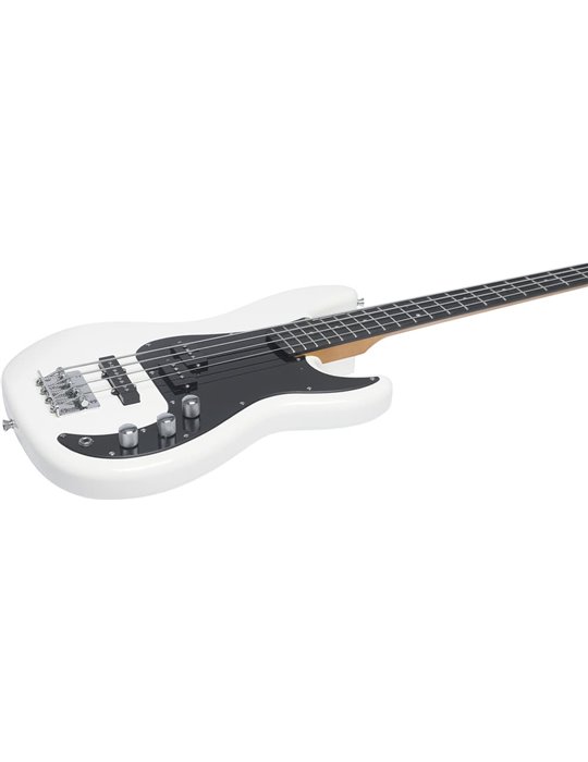 Bajo eléctrico Eko Starter PJ400 tipo Precision Blanco Vintage