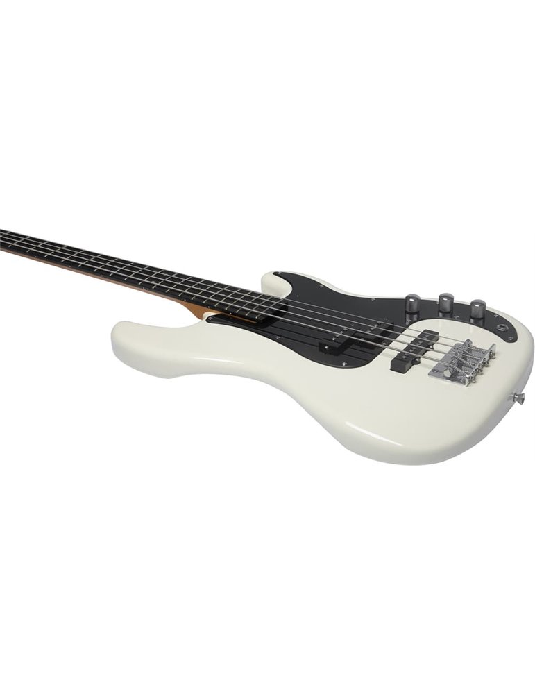 Bajo eléctrico Eko Starter PJ400 tipo Precision Blanco Vintage