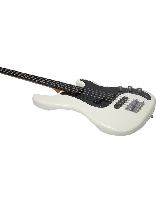 Bajo eléctrico Eko Starter PJ400 tipo Precision Blanco Vintage