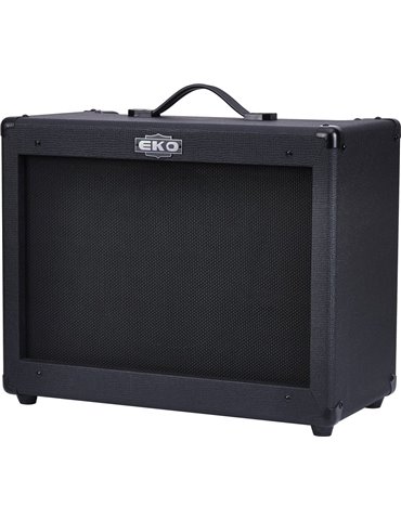 AMPLIFICADOR GUITARRA EKO COMBO BS50 BLACK STEALTH REVERB 1 x 12" - 50W 