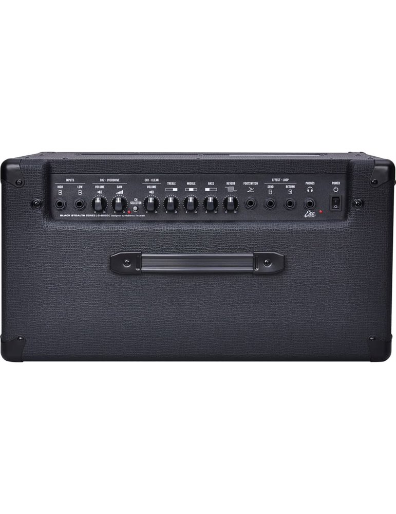 AMPLIFICADOR GUITARRA EKO COMBO BS50 BLACK STEALTH REVERB 1 x 12" - 50W 