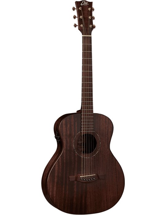 GUITARRA ACÚSTICA TRAVEL MARCOPOLO  A/E - Caoba (con funda)