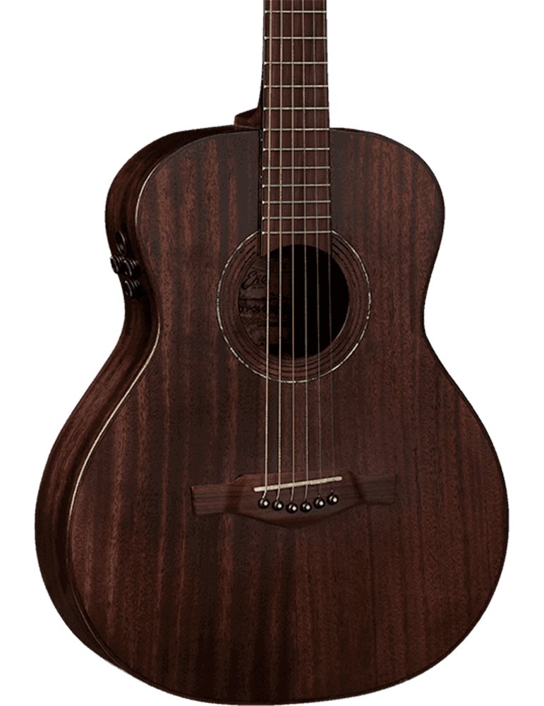 GUITARRA ACÚSTICA TRAVEL MARCOPOLO  A/E - Caoba (con funda)