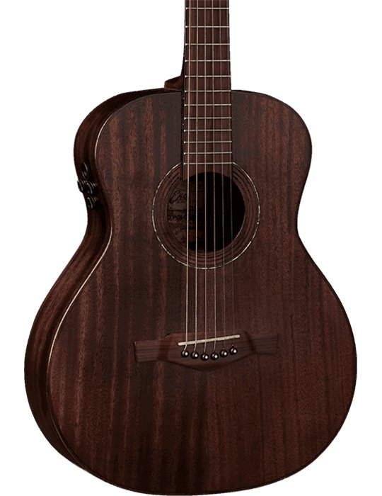 GUITARRA ACÚSTICA TRAVEL MARCOPOLO  A/E - Caoba (con funda)